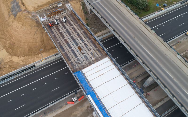 Construction of a bridge