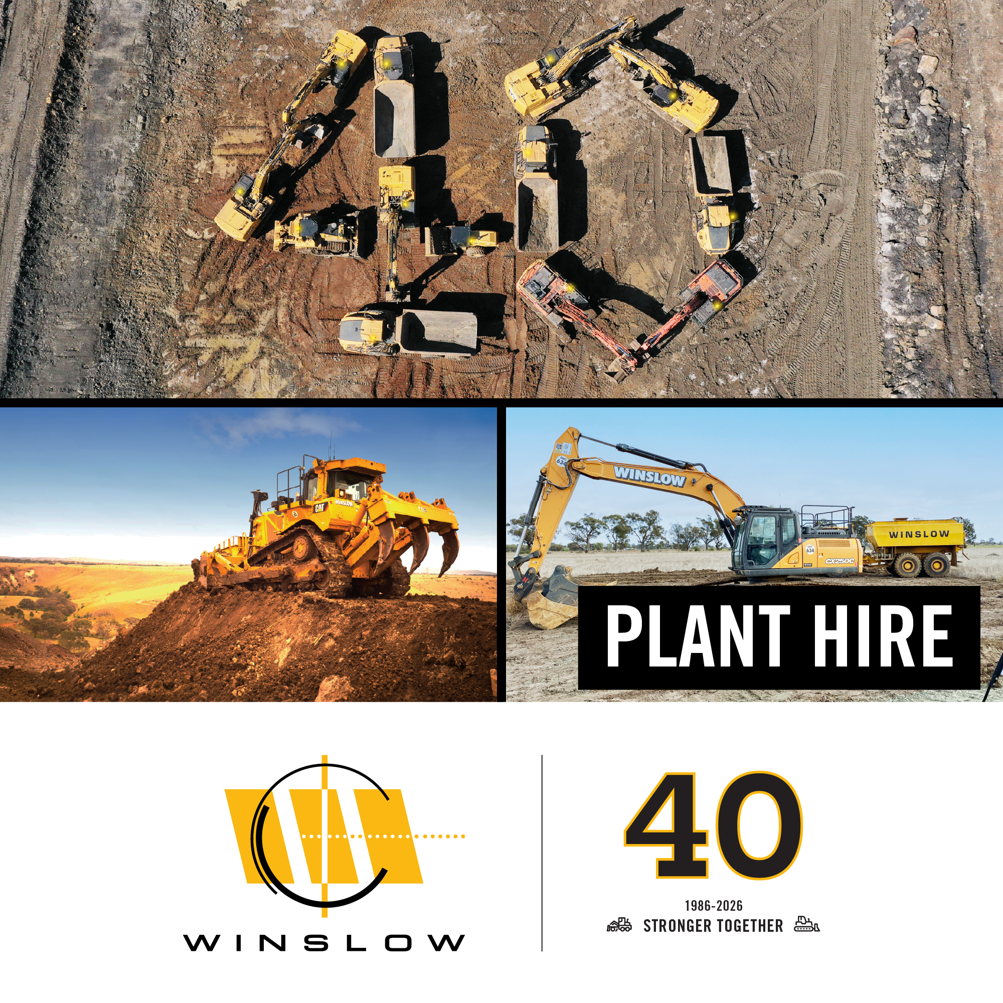 40 years plant hire post