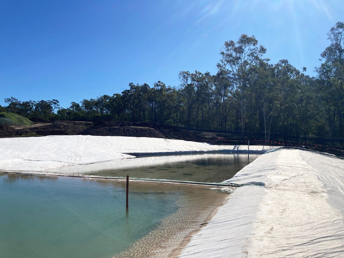 Aerial view of Aston Fields residential development