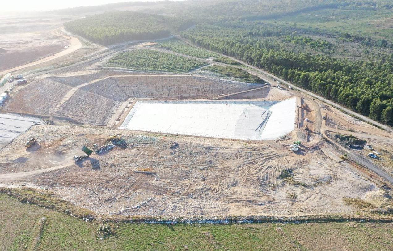 Aerial view of Aston Fields residential development